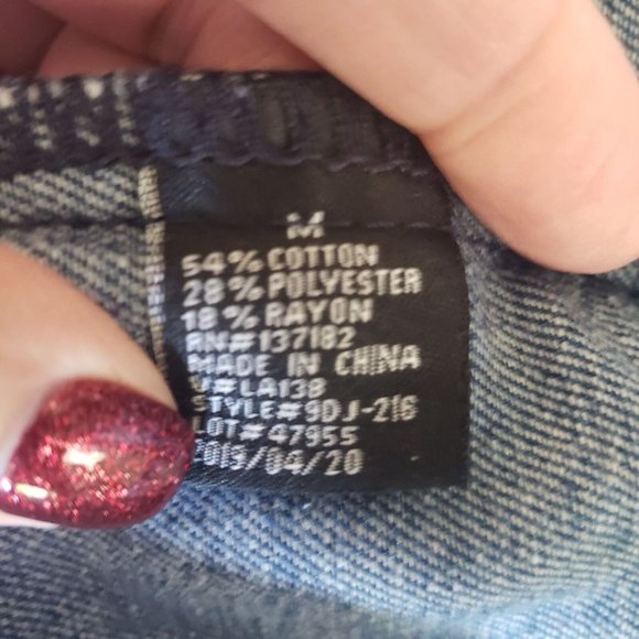 Men's GS 115 Premium Denim Jacket Size M Bleached Blue - Picture 6 of 10